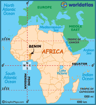 benin carte afrique